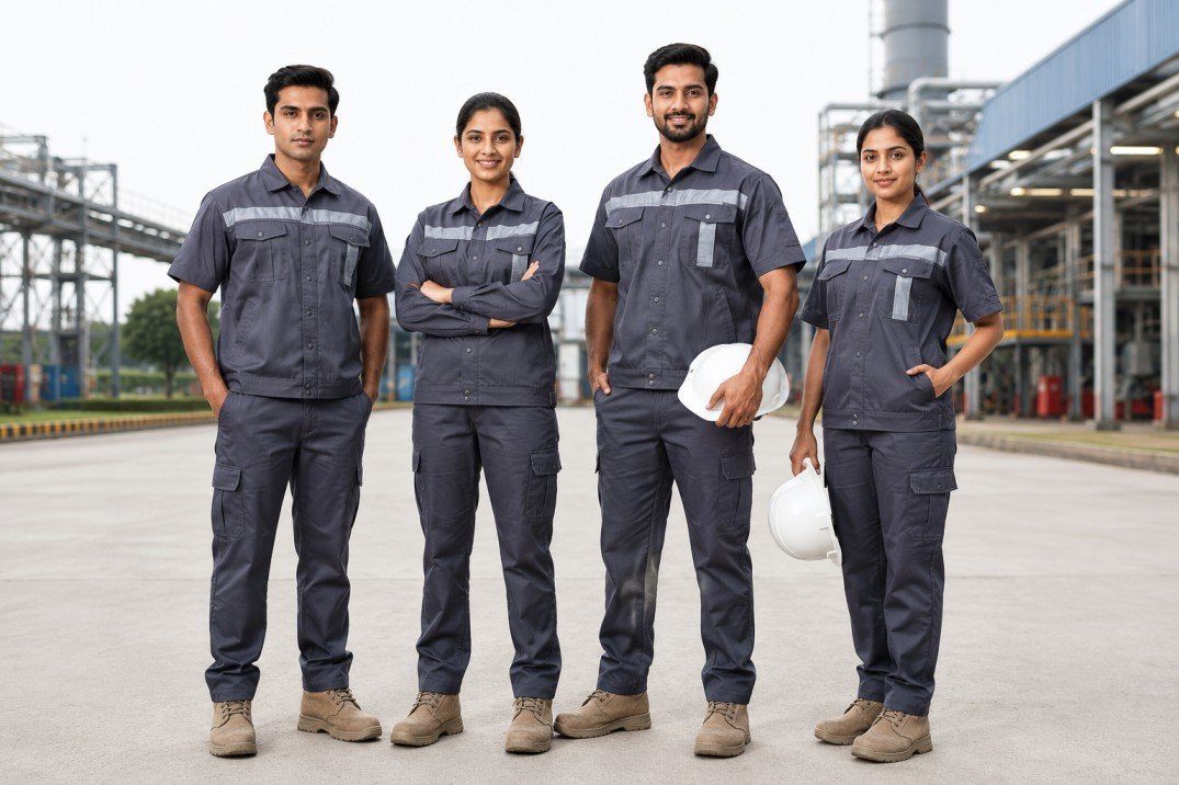 Durable Industrial Workwear for Safety and Comfort