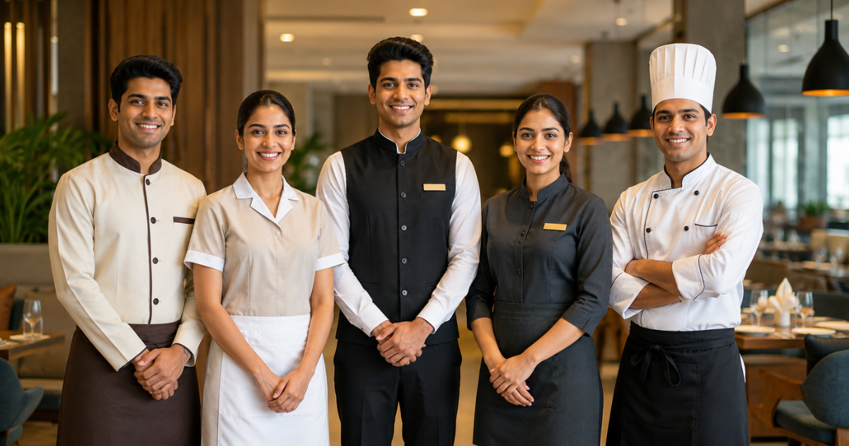 Affordable Hospitality Uniforms for Hotel and Restaurant Staff