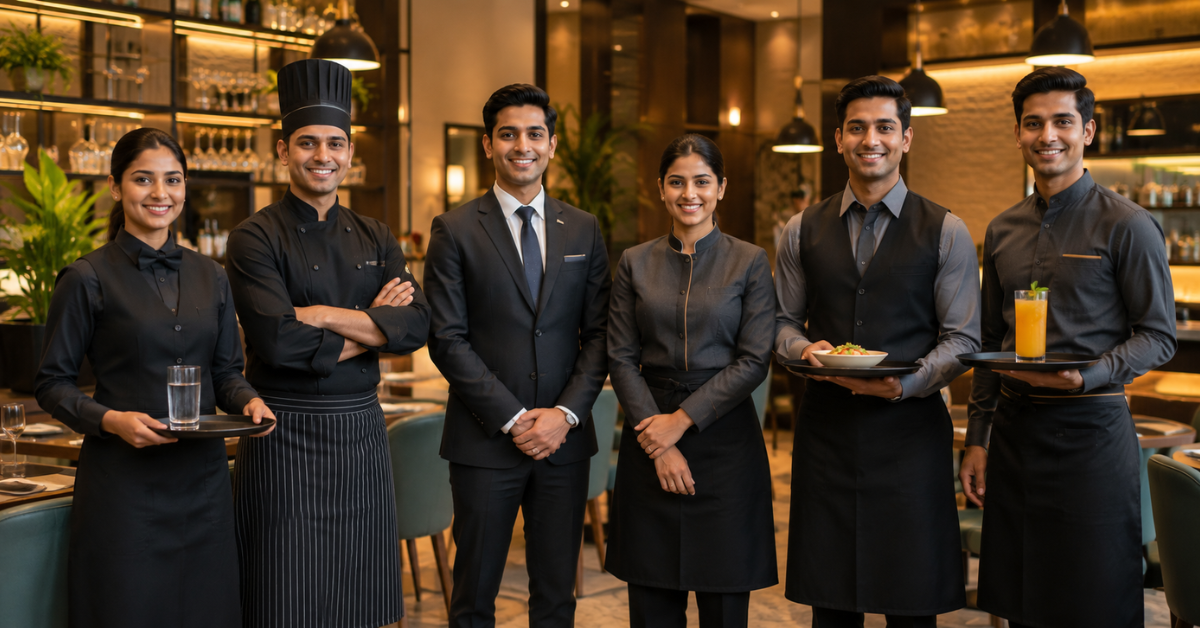 Restaurant Uniforms in India: How to Dress Your F&B Team for Brand Consistency