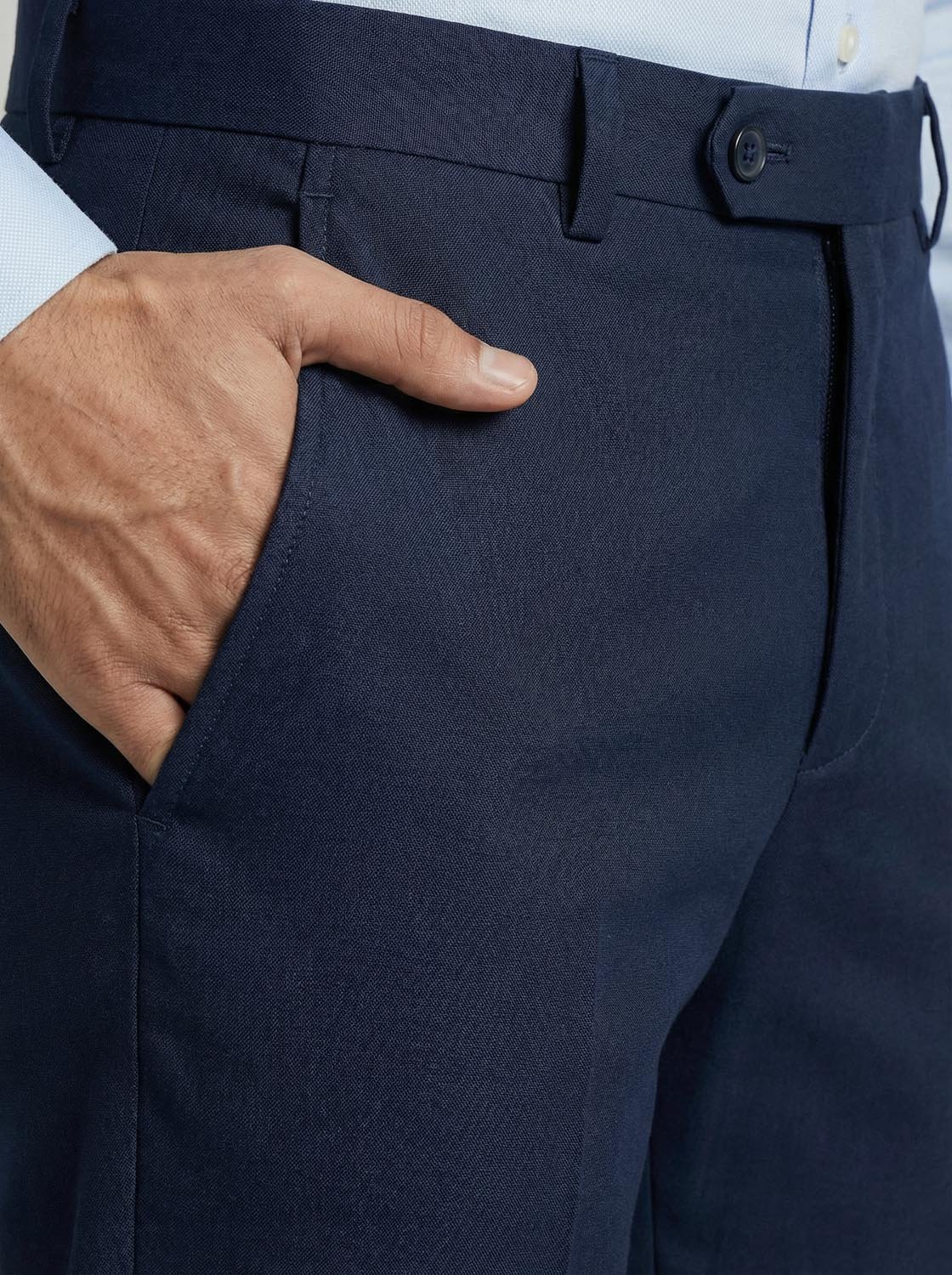 Men’s Premium Navy Blue Formal Trousers