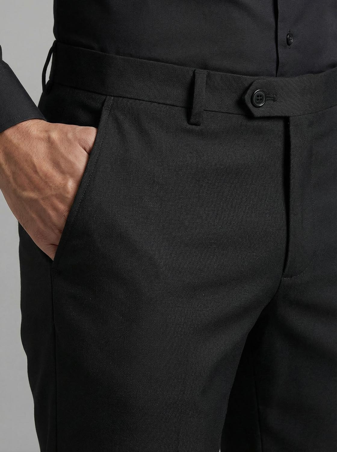Men’s Premium Black Formal Trousers