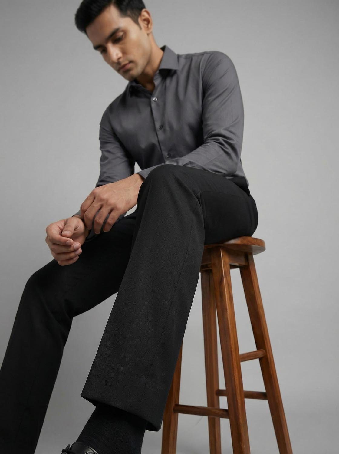 Men’s Premium Black Formal Trousers