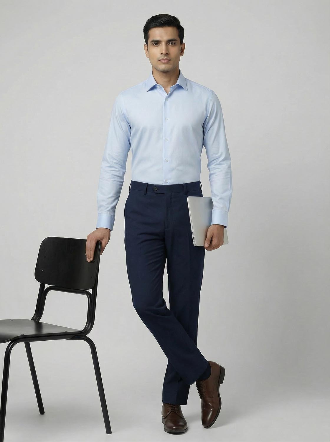 Men’s Premium Navy Blue Formal Trousers