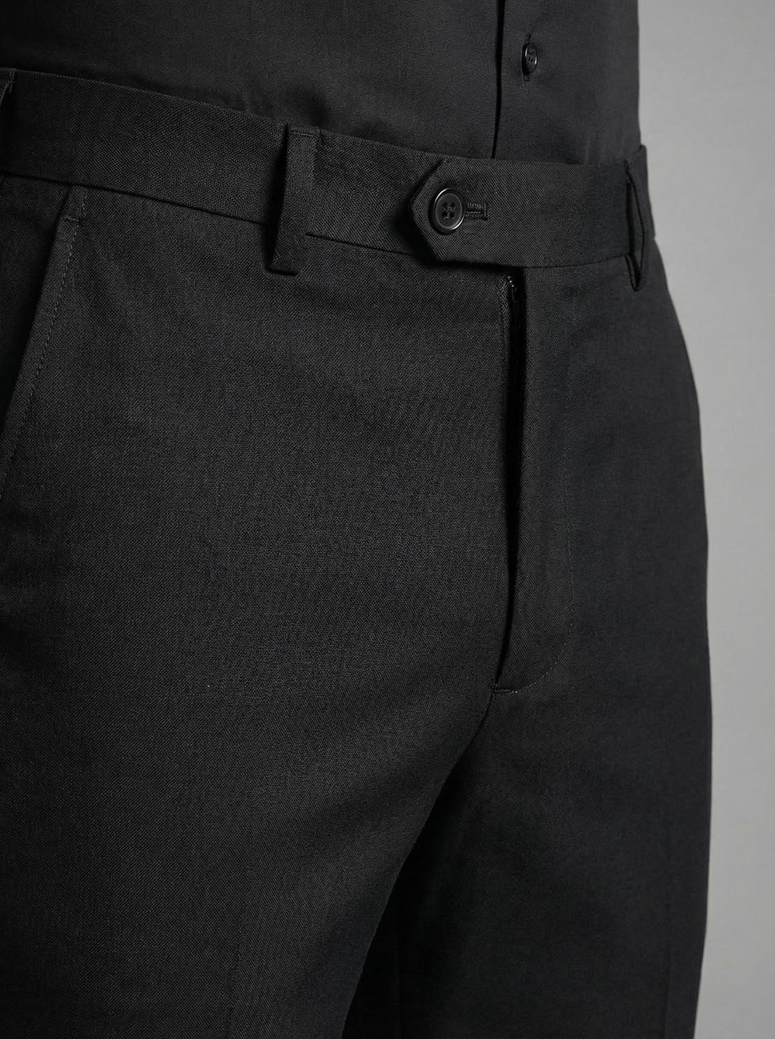 Men’s Premium Black Formal Trousers