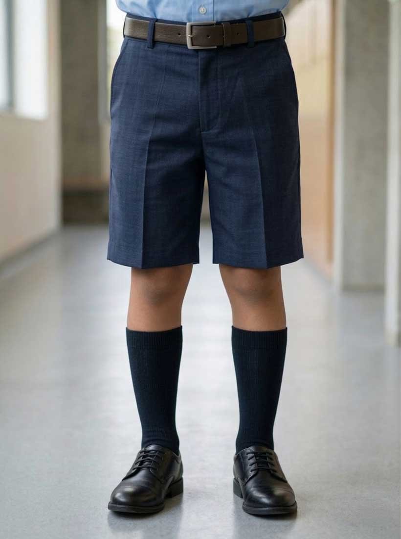 Navy Blue School Uniform Half Pant