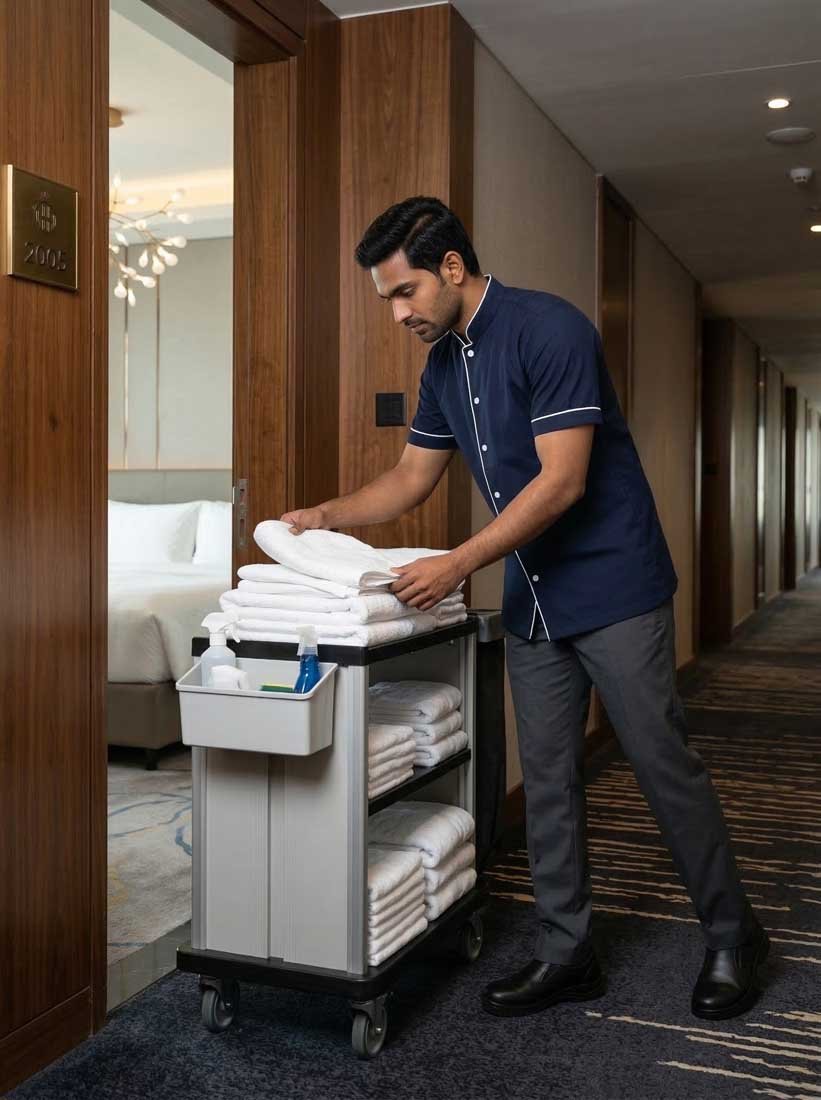 Professional Hotel Housekeeping Uniform