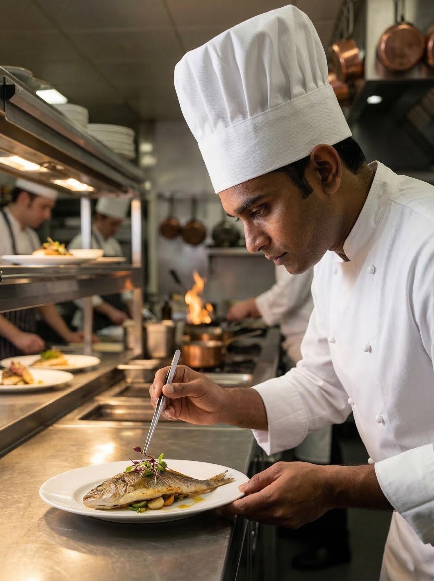 Professional Hospitality Chef Cap